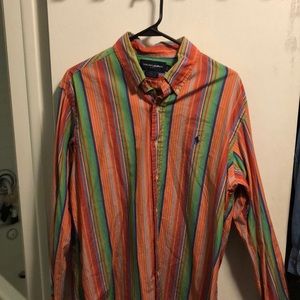 Men’s Polo long sleeve button-up.